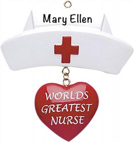 img 4 attached to Nurse Ornament 2022 - Customizable And Personalized Medical Profession Decorations, Perfect Gift For Nurse Practitioners, Covid Essential Workers, Med School Graduates, And Nursing Students