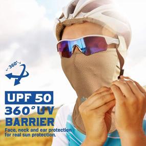 img 3 attached to Stay Cool And Protected: EXski Balaclava Face Mask For Cycling And Running