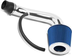 img 3 attached to Enhance Performance with DNA Motoring ITK-0075-BL Blue Air Intake+Filter System [01-05 Honda Civic]