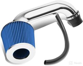 img 4 attached to Enhance Performance with DNA Motoring ITK-0075-BL Blue Air Intake+Filter System [01-05 Honda Civic]