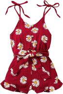 toddler jumpsuit sleeveless overalls outfits girls' clothing ~ jumpsuits & rompers logo