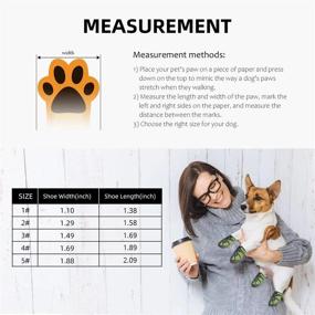 img 2 attached to AOKOWN Paw Protector Dog Shoes for Small & Medium Dogs - Hot Pavement Dog Booties with Breathable Design, Reflective Straps and Anti-Slip Sole (4PCS)