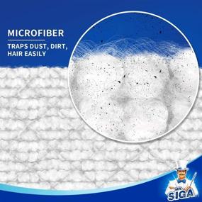 img 3 attached to 🧹 MR.SIGA Microfiber Dry Sweeping Refills - 50 Count, Unscented Disposable Cloths for Effective Floor Cleaning