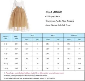 img 3 attached to Glamulice Christmas Bridesmaid Birthday Ballgown Girls' Clothing and Dresses