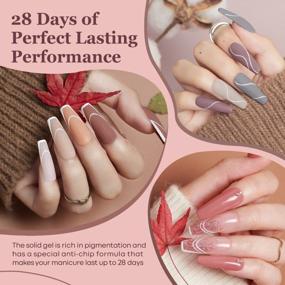 img 1 attached to 21-Color Modelones Gel Nail Polish Set - Neutral, Nude, Pink & Glitter Shades For Valentine'S Day Manicure!