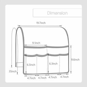 img 1 attached to Organize Your Living Room With Joywell Armchair Caddy Sofa Armrest Organizer!