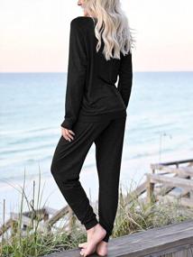 img 1 attached to Stylish Two Piece Outfits for Women: Sweatsuits with Jogger Sets & Convenient Pockets