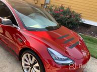 img 1 attached to Motrobe Tesla Model Y Glass Roof Sunshade Front & Rear Top Windows Sun Shade Won'T Sag With Skylight Reflective Covers Black Set Of 4 review by Dave Moody