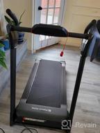 img 1 attached to Mobvoi Home Treadmill 3HP Folding 15% Incline Bluetooth Workout App LED Monitor Walking Running Machine Easy Assembly 25 Preset Program For Indoor Exercise Fitness Home Gym review by Sean Tops