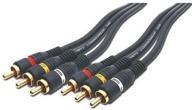 25ft 3rca to 3rca home theater audio cable by imbaprice - 2 rca male connectors logo