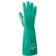 🧤 premium showa 717-10 unlined nitrile glove in light green, x-large size - pack of 12 pairs logo