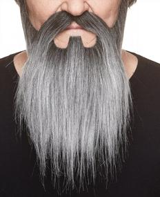 img 4 attached to Transform Your Look With Self-Adhesive Lord Mustache And Beard: A Novelty Costume Accessory For Adults