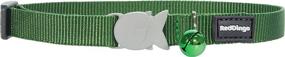 img 2 attached to 🐱 Green Red Dingo Classic Cat Collar, One Size Fits All