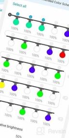 img 6 attached to Govee Smart Outdoor String Lights, 50Ft G40 RGBIC Warm White String Lights With 25 Dimmable LED Bulbs, IP65 Waterproof Outdoor Lights With App Control For Balcony, Garden, Patio, Party