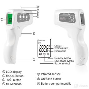 img 2 attached to Thermometer Forehead Olangda Non Contact Readings Kitchen & Dining