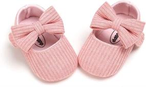 img 2 attached to PanGa Bowknot Ballerina Non Slip 12_Months Girls' Shoes and Flats