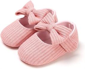 img 1 attached to PanGa Bowknot Ballerina Non Slip 12_Months Girls' Shoes and Flats