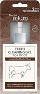 tropiclean enticers dog cleaning treat gel - альтернатива зубной пасте для собак со вкусом копченой говядины, 4 унции логотип