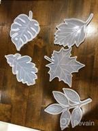 img 1 attached to 5 Pack Maple Leaf Silicone Resin Molds With Glitter And Sequins For DIY Keychains, Coasters And Home Decor review by Robert Grimm