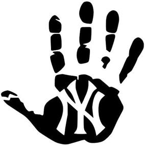 img 2 attached to Newyork Yankees Wave Hand Waterproof