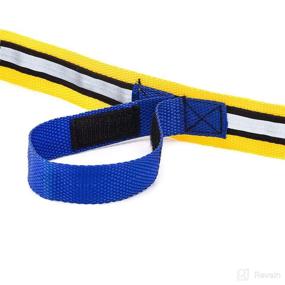 img 1 attached to 🚶 Premium Quality Childrens Walking Rope (4 Child) with Extra Safety Features and Hi Viz Detail for Best Visibility - Includes Free Learning Games for Walks Guide