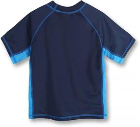 img 3 attached to 🏊 Swimwear: REMEETOU Boys' Clothing - Black Quick Dry Short Sleeve Rashguard