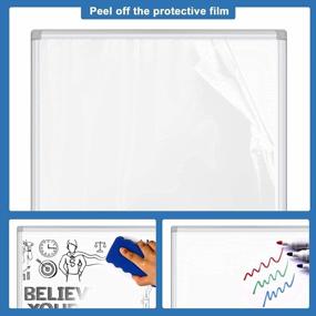 img 2 attached to Mobile Magnetic Double-Sided Whiteboard: Perfect For Office, Classroom And Home Use
