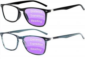 img 4 attached to Protect Your Eyes With JOSCHOO'S 2 Pack Blue Light Blocking Reading Glasses For Women And Men