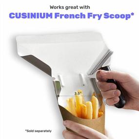 img 1 attached to Serve Your Snacks In Style With CUSINIUM Kraft French Fry Cups - 50 Pack