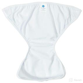 img 1 attached to 👶 Happy Nappy Splash About Cotton Nappy Wrap: X-Large/XX-Large, White - Ultimate Comfort and Protection for Your Little One