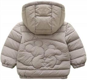 img 3 attached to AMEBELLE Toddler Boys & Girls Lightweight Winter Down Coats With Hooded Puffer Jacket Outwear