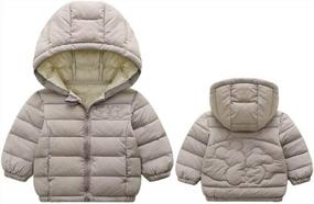 img 2 attached to AMEBELLE Toddler Boys & Girls Lightweight Winter Down Coats With Hooded Puffer Jacket Outwear