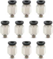 baomain m5 male straight pneumatic fitting for petf tube- pack of 10 logo