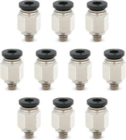 img 4 attached to Baomain M5 Male Straight Pneumatic Fitting For PETF Tube- Pack Of 10