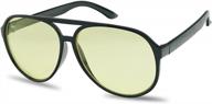 classic aviator sunglasses w/ color lenses - gold metal & black plastic, 60mm-65mm logo