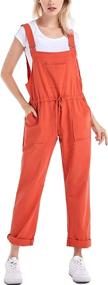 img 1 attached to Gihuo Womens Adjustable Overalls Jumpsuit（Black S） Women's Clothing - Jumpsuits, Rompers & Overalls
