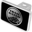 jeep trail rated hitch cover logo