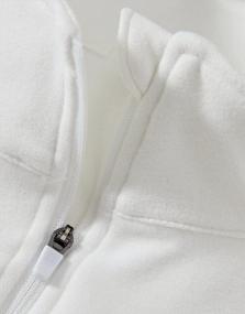 img 2 attached to Мужской флисовый пуловер, свитер с молнией на четверть: Термальная куртка-рубашка для холодной погоды