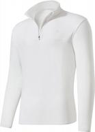 men's fleece pullover quarter zip sweater: thermal shirt jacket for cold weather logo