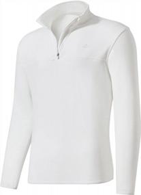 img 4 attached to Men'S Fleece Pullover Quarter Zip Sweater: Thermal Shirt Jacket For Cold Weather