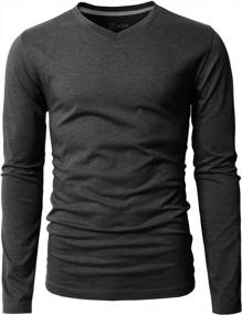 img 3 attached to H2H Casual Sleeve V Neck KMTTL0374 Men's Clothing in T-Shirts & Tanks