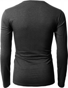 img 2 attached to H2H Casual Sleeve V Neck KMTTL0374 Men's Clothing in T-Shirts & Tanks