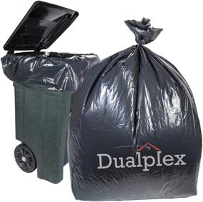 img 1 attached to Dualplex Gallon Black Trash Garbage Household Supplies ~ Paper & Plastic