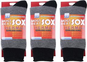 img 4 attached to Men'S Thermal Winter Socks - Ultimate Warmth For Extreme Cold Weather, Suitable For Both Men And Women