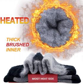 img 1 attached to Men'S Thermal Winter Socks - Ultimate Warmth For Extreme Cold Weather, Suitable For Both Men And Women