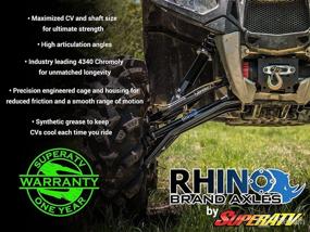 img 1 attached to SuperATV Heavy Rhino Brand Pioneer