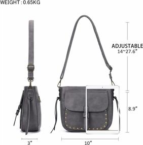 img 1 attached to Women'S Shoulder And Handbag Purse - KL928 Crossbody Style For Improved Comfort And Style