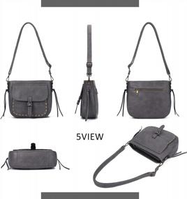 img 2 attached to Women'S Shoulder And Handbag Purse - KL928 Crossbody Style For Improved Comfort And Style