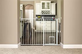 img 1 attached to Carlson Maxi Extra Tall Pet Gate: Expands from 51-58 Inches Wide for Ultimate Safety and Convenience