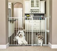 carlson maxi extra tall pet gate: expands from 51-58 inches wide for ultimate safety and convenience logo